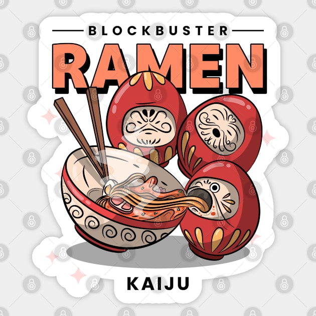 Ramen Kaijo Character Sticker by cheesefries